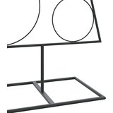 vidaXL Kovinska novoletna jelka za dekoracijo črna 150 cm | Shoptok.si