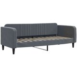  Dnevni krevet s madracem tamnosivi 80 x 200 cm baršunasti | shoptok.hr