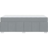  Krevetna konstrukcija Svijetlo siva 90 x 190 cm tkanina | shoptok.hr