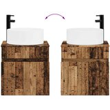  Set ormarića za kupaonicu 3 kom. Staro drvo 49 x 44,5 x 65,5 cm | shoptok.hr