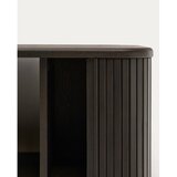 Kave Home Tamno smeđi zidni ormarić za ispod umivaonika u dekoru jasena 90x40 cm Mailen – | shoptok.hr
