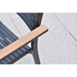 Gardenson vrtna garnitura paliano aluminij barve grafita, naravne barve | Shoptok.si
