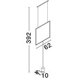Nova Luce Mat crna metalna LED stojeća svjetiljka (visina 392 cm) Dahlia – | shoptok.hr