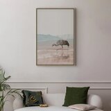  Slika - Crane in the Morning (1 Part) Vertical 80x120 U prirodnom drvenom okviru | shoptok.hr