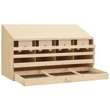  Gnijezdo za nesilice s 4 odjeljka 106x40x59 cm masivna borovina | shoptok.hr