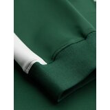 Ombre Men's sweatpants joggers with contrasting stripes - dark green | shoptok.hr