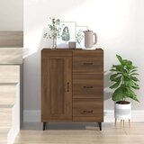  Komoda boja smeđeg hrasta 69 5 x 34 x 90 cm konstruirano drvo | shoptok.hr