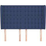  Uzglavlje s ušima plavi 147x23x118/128 cm od tkanine | shoptok.hr