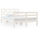 Furnova Posteljni okvir bel 120x190 cm trden les, (21944046) | Shoptok.si