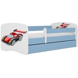 HAPPYKIDS Dječji krevet Dreamy trkaći auto 160x80 bez madraca s ladicom Plava | shoptok.hr