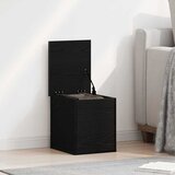  Kutija za spremanje s pohranom Crni hrast 30 x 35 x 35 cm | shoptok.hr