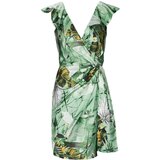 Guess Kratke obleke OLIVIA DRESS Zelena Cene
