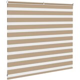 Zebra zavjesa Pješčano smeđa 165x100 cm Širina tkanine 160,9 cm Poliester | shoptok.hr
