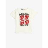 Koton Rolling Stones T-Shirt Licensed Short Sleeve Crew Neck Cene