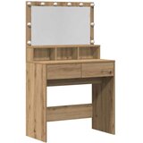  Toaletni stol s ladicama Umjetnički hrast 80 x 41 x 134,5 cm | shoptok.hr