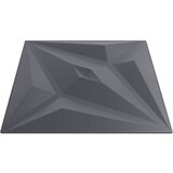 Zidne panele Zvijezda 24 pcs Zvijezda siva 50 x 50 cm XPS pjena | shoptok.hr