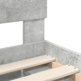  Konstrukcija postelje Beton 120 x 200 cm Masivno borovo les, (5000104274) | Shoptok.si