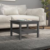  Stolić za kavu sivi 55 x 55 x 40 cm od masivne borovine | shoptok.hr