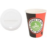  Papirnate šalice za kavu s poklopcem 1000 kom 4 oz 100 ml | shoptok.hr