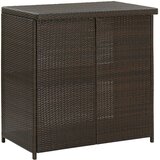  3-dijelni barski set od poliratana smeđi | Eponuda.com