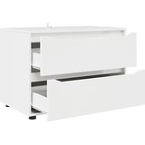 Ormarić za pohranu Bijelo 80 x 48 x 57 cm Konstruirano drvo | shoptok.hr