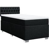 Maison Chic Box spring postelja - Vzmetna postelja z vzmetnico črn 90x190 cm blago SL16529, (21881803) | Shoptok.si
