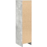 vidaXL Visoka ploča beton siva 29,5x34x119,5 cm izrađeno drvo | shoptok.hr