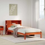 vidaXL Krevet s regalom za knjige bez madraca 75 x 190 cm od borovine | shoptok.hr