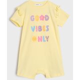 Sinsay Pamučni romper s natpisom | shoptok.hr