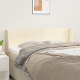  Uzglavlje s ušima krem 147x16x78/88 cm od od umjetne kože | shoptok.hr