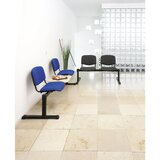  Klop na prečniku, brez mize, 2 sedeža, modro oblazinjenje | Shoptok.si