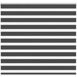 vidaXL idaxl zebra senčilo črna 155x150 cm tkanina širina 150,9 cm poliester | Shoptok.si