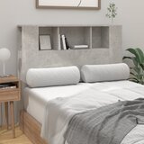  Uzglavlje s ormarićem siva boja betona 120 x 18,5 x 102,5 cm | shoptok.hr