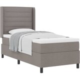  Krevet s opruga kutije Sivo-smeđa 190 x 90 cm tkanina | shoptok.hr