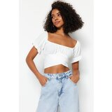 Trendyol Women's top Crop plava | bela | ePonuda.com
