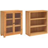  Set namještaja za pohranu 2 kom. Prirodna 80 x 35 x 185 cm | shoptok.hr