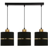 Candellux Lighting Crna viseća svjetiljka s tekstilnim sjenilom ø 15 cm Assam – | shoptok.hr
