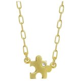 Victoria Cruz areca puzzle crystal gold ogrlica sa swarovski kristalom ( a3822-07dg ) Cene