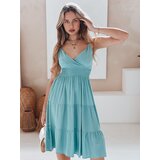 DStreet Sukienka midi MISSBREEZE błękitna | Shoptok.si