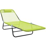  Sklopiva ležaljka za sunčanje Zelena 182 x 55 x 85,5 cm | shoptok.hr
