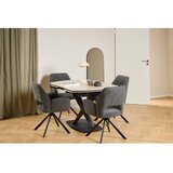 Actona Temno siv jedilni stol z nasloni za roke Graham – | Shoptok.si