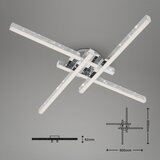 BRILO LED plafonski luster REY 4xLED/5W/230V sjajni hrom | Eponuda.com