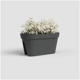 Artevasi Viseči cvetlično korito za ograjo iz reciklirane plastike 60 cm Capri – | Shoptok.si