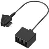 Hama telefon priključni kabel [1x moški konektor tae-f - 3x ženski konektor tae-nfn] črna, (20411203) | Shoptok.si