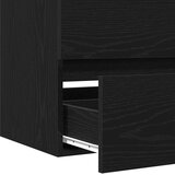 Ormarić za umivaonik u kupaonici crni hrast 41x38,5x45 cm inženjerski drvo | shoptok.hr