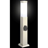  Stupić s utičnicom 3 kom 50 cm nehrđajući čelik IP44 | Eponuda.com