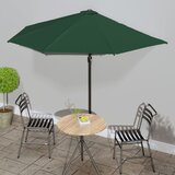 Balkonski suncobran s aluminijskom šipkom 300 x 155 cm zeleni Cijene