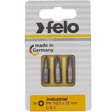 Felo bit industrial phillips PH1/PH2/PH3 x 25 02293116 3 kom u blisteru | ePonuda.com
