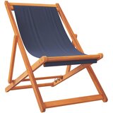  Sklopive stolice za plažu od tkanine 2 kom plave | shoptok.hr