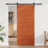 vidaXL Stala vrata Smeđa 80x208 cm Čvrsto drvo bor | shoptok.hr